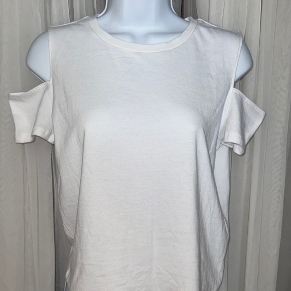 Hollister Tops - Hollister White Cut-Out T-Shirt Tank Top